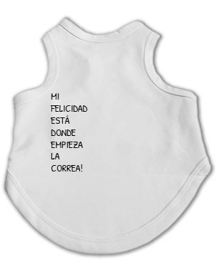 Mi felicidad está donde empieza la correa